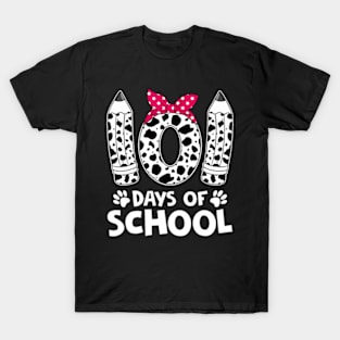 Happy 101 Days Of School Funny Student Teacher Kids T-Shirt